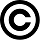 Símbolo para obra con copyright