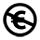 Smbolo para obra con licencia Creative Commons con exclusin de uso comercial